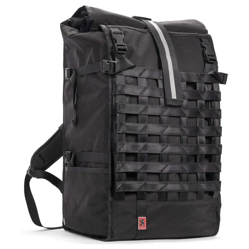 Chrome Barrage Pro Rolltop Rucksack 85 cm (black/red)