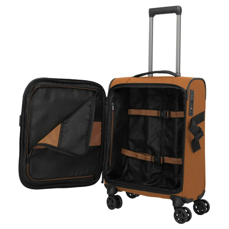 Travelite Briize - 4-Rollen-Kabinentrolley S 55 cm (curry)