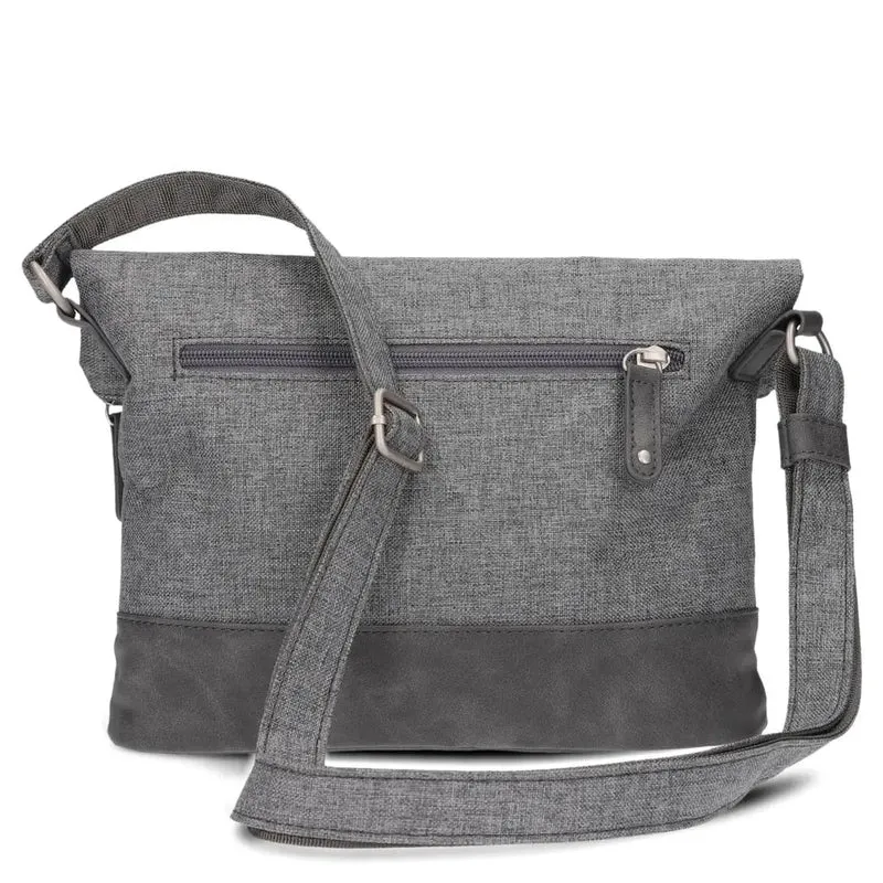 zwei Olli OT6 - Schultertasche 20/29 cm (grey)