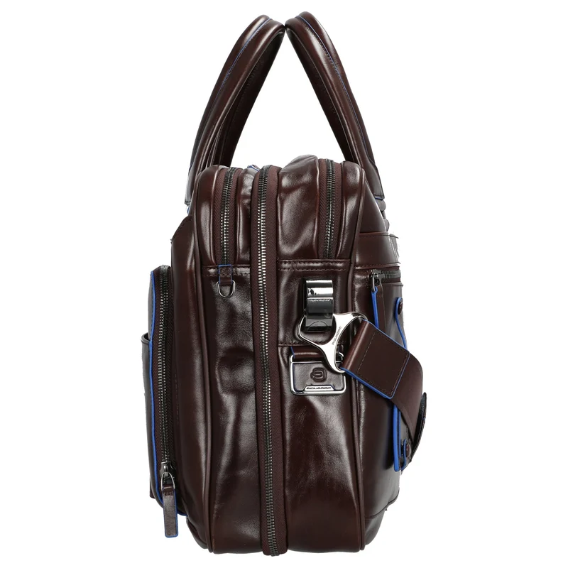 Piquadro Blue Square - Aktentasche 15" 41 cm erw. (mahogany)