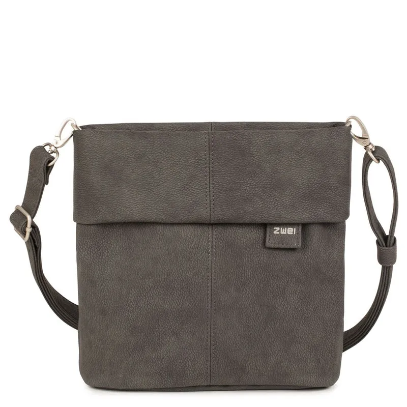 zwei Mademoiselle M8 - Schultertasche 25 cm (nubuk-stone)