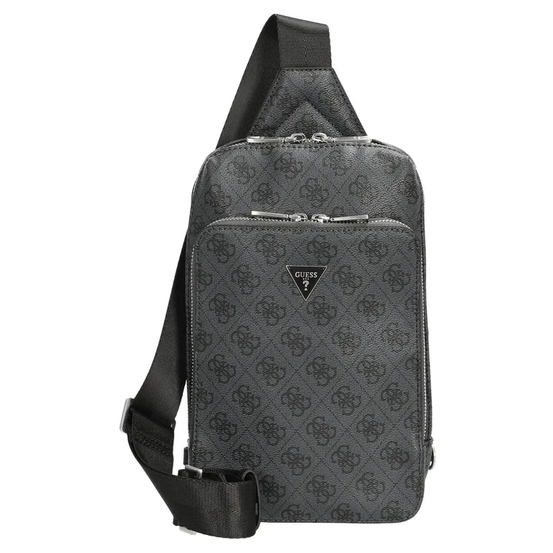 Guess Milano - Umhängetasche 33 cm (black/lime)
