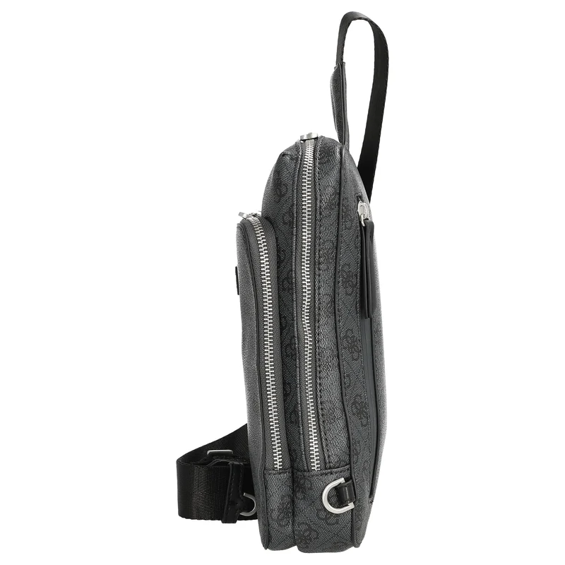 Guess Milano - Umhängetasche 33 cm (black/lime)