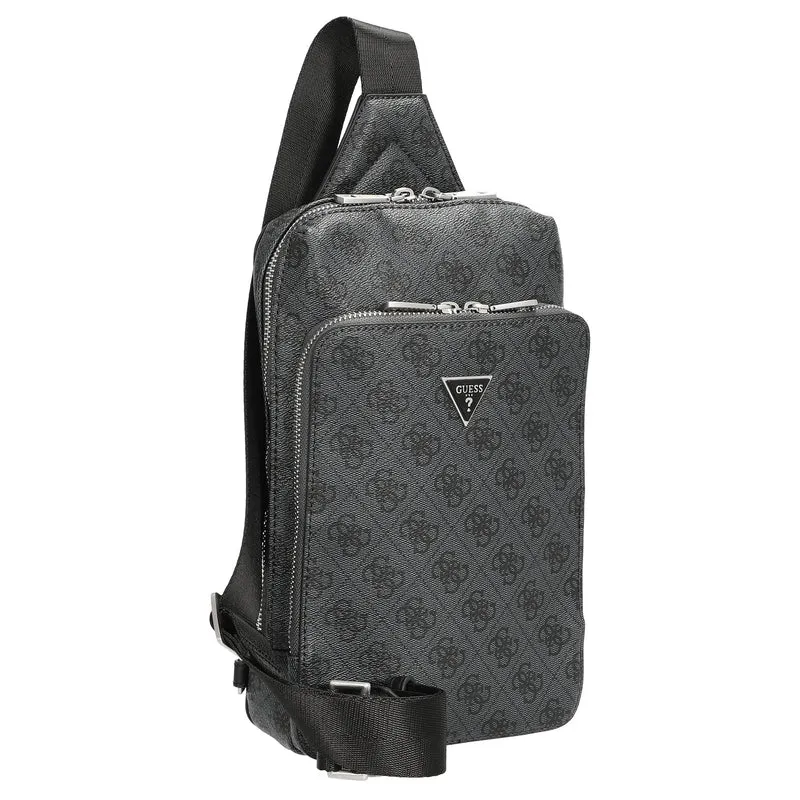 Guess Milano - Umhängetasche 33 cm (black/lime)