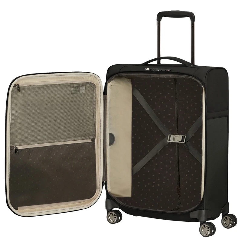 Samsonite Airea - 4-Rollen-Kabinentrolley 55 cm (black)