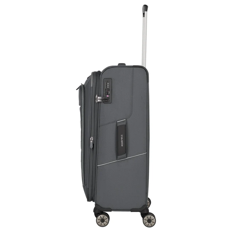 Travelite Skaii - 4-Rollen-Trolley M 67 cm erw. (gipfelgrau)