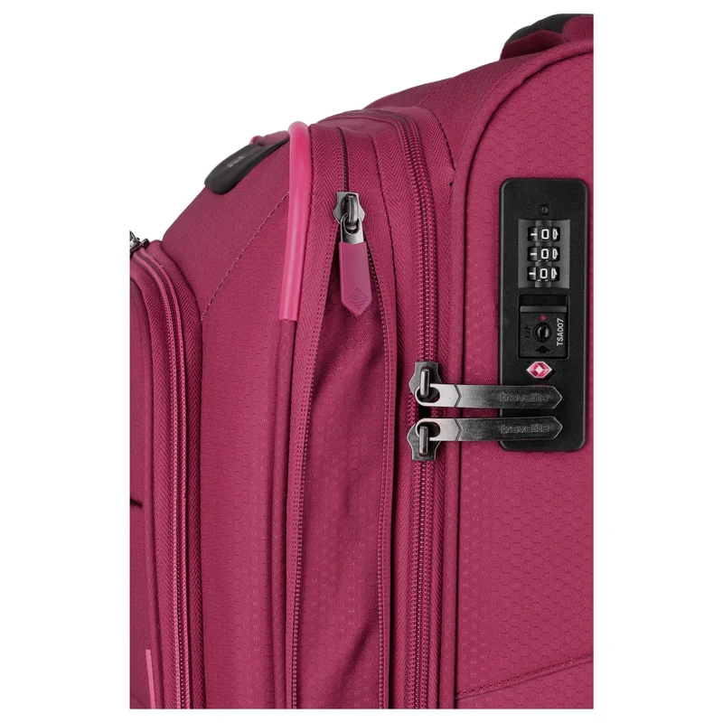 Travelite Skaii - 4-Rollen-Trolley M 67 cm erw. (abendrot)