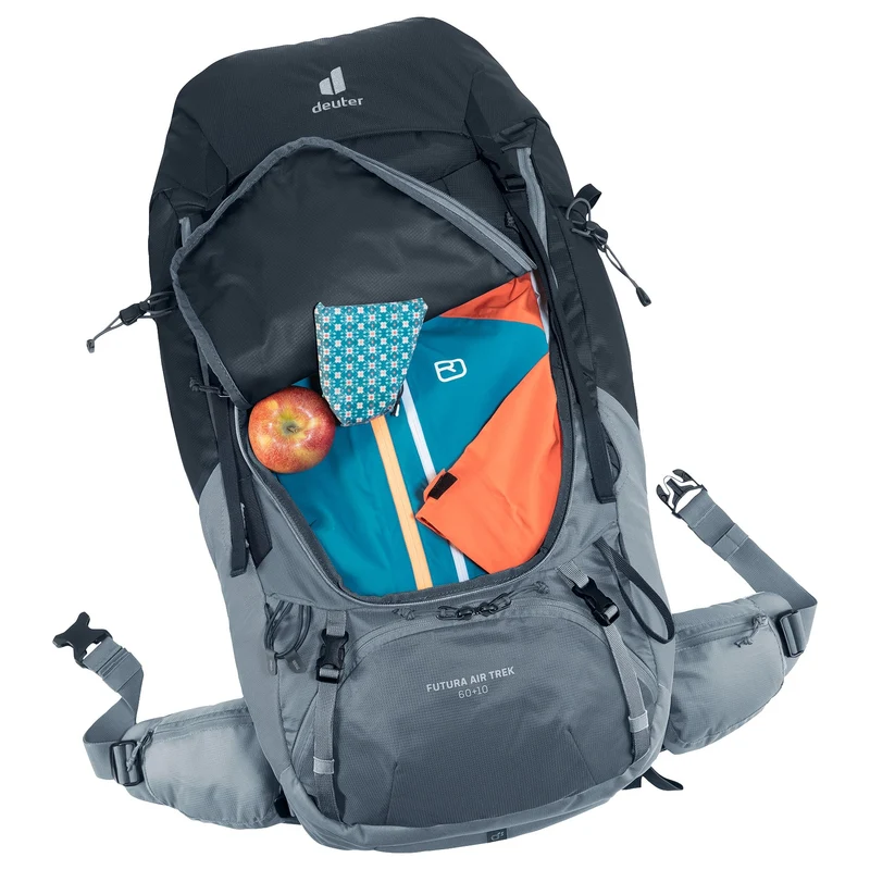 Deuter Futura Air Trek 60 + 10 - Trekkingrucksack 76 cm (black-graphite)