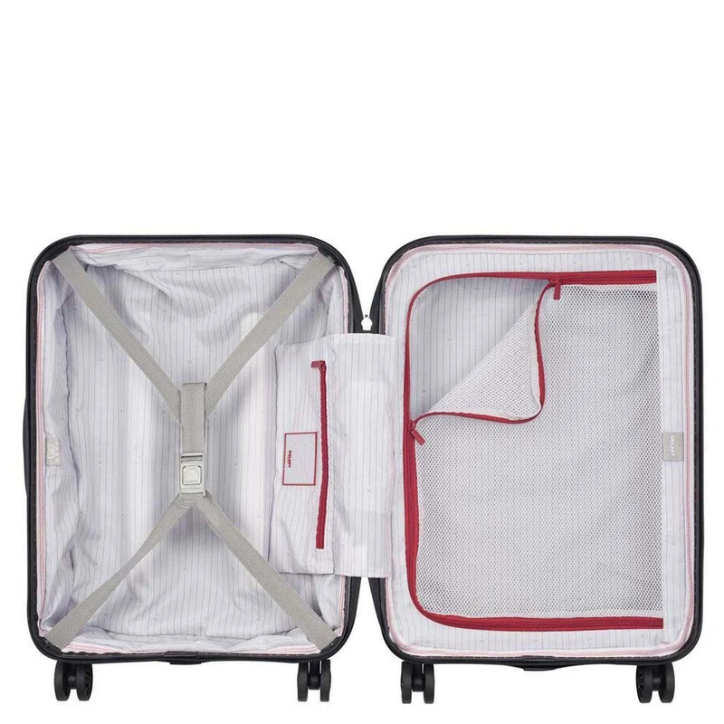 Delsey Paris Segur 2.0 - 4-Rollen-Kabinentrolley Slim Line S 55 cm (grau)