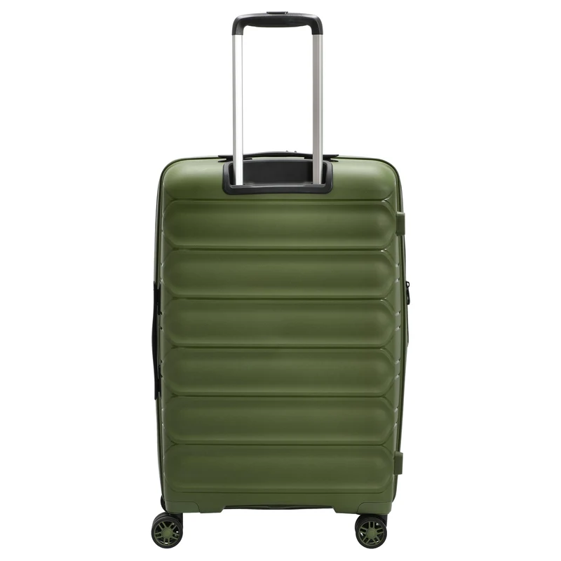 D&N Travel Line 4700+ - 4-Rollen-Trolley M 68 cm erw. (olive green)