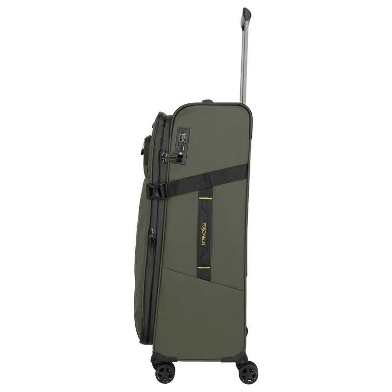Travelite Briize - 4-Rollen-Trolley L 78 cm erw. (khaki)