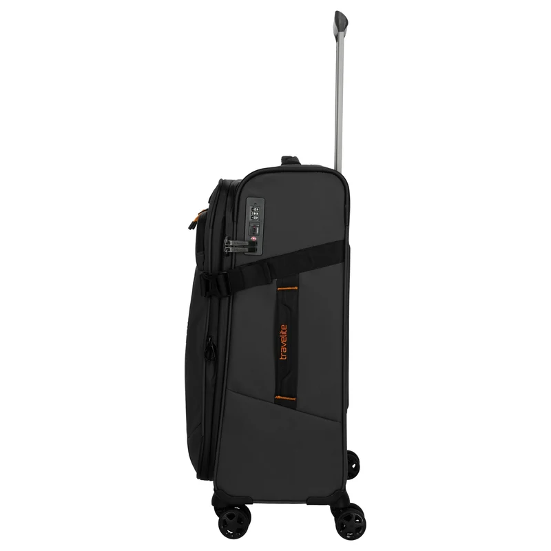 Travelite Briize - 4-Rollen-Trolley M 67 cm erw. (schwarz)