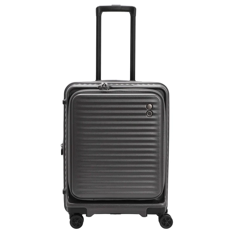 Echolac Celestra FA - 4-Rollen-Kabinentrolley 14" S 55 cm erw. USB (dark grey)