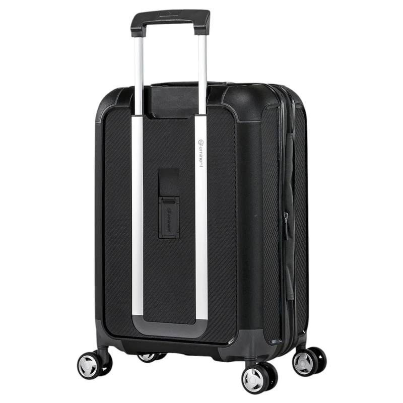 Eminent AEGIS - 4-Rollen-Kabinentrolley 55 cm erw. (midnight black)