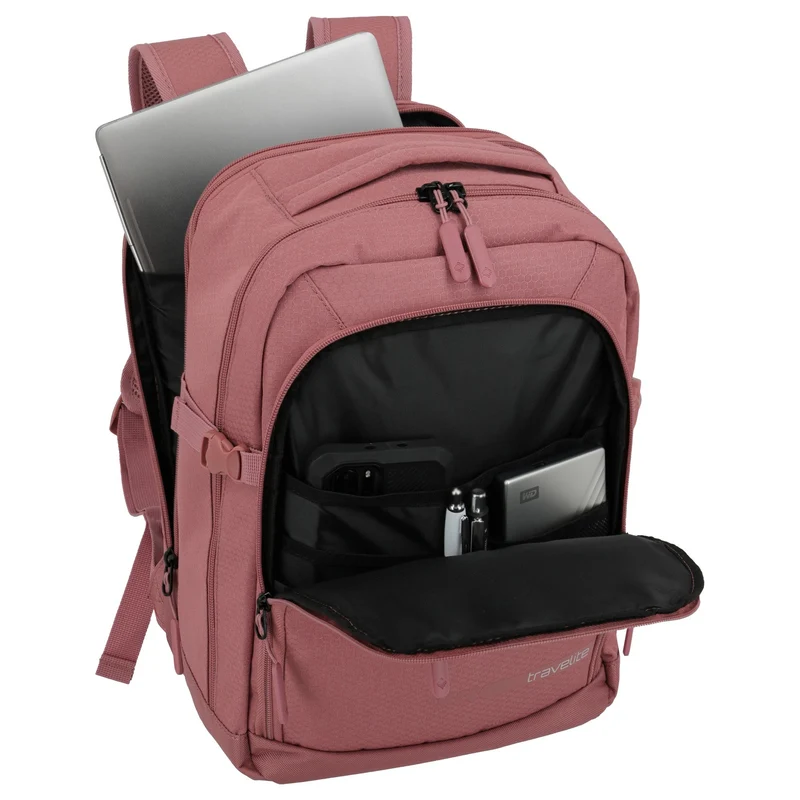 Travelite Kick Off - Cabin Rucksack 40 cm, 20 l (rose)