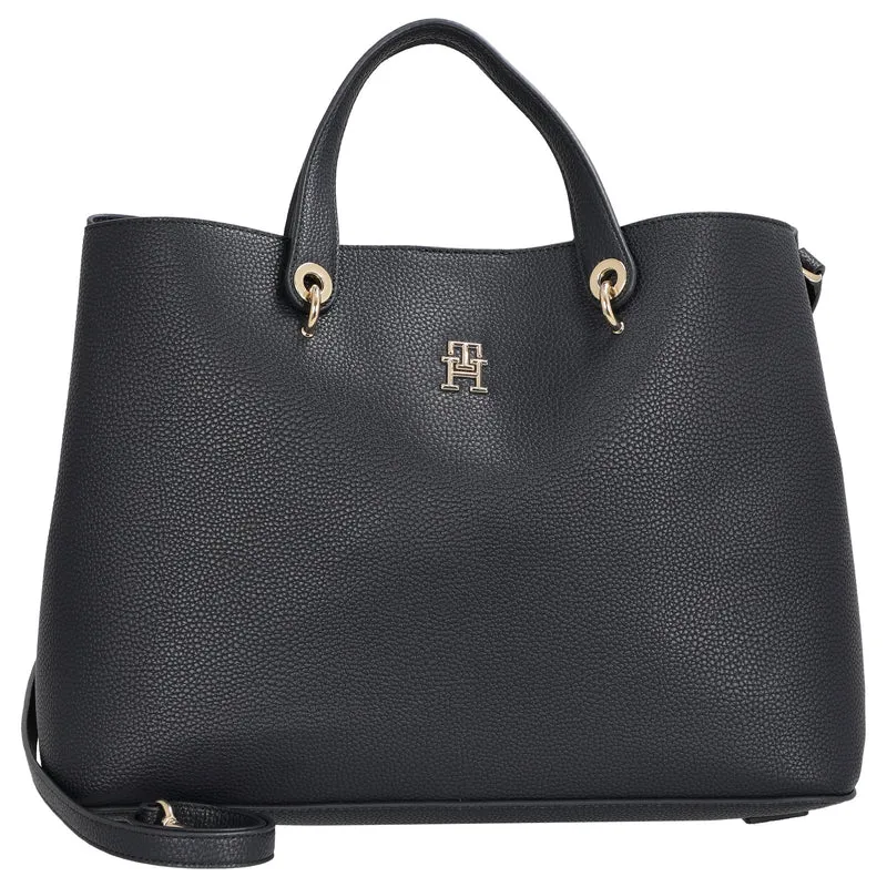 Tommy Hilfiger TH Emblem - Henkeltasche 37.5 cm (space blue)