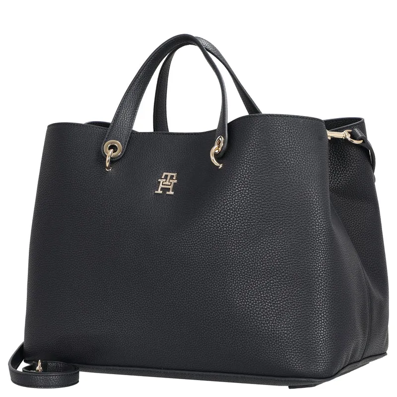 Tommy Hilfiger TH Emblem - Henkeltasche 37.5 cm (space blue)