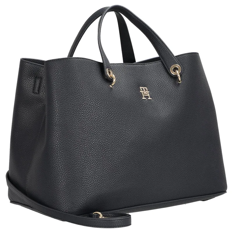 Tommy Hilfiger TH Emblem - Henkeltasche 37.5 cm (space blue)
