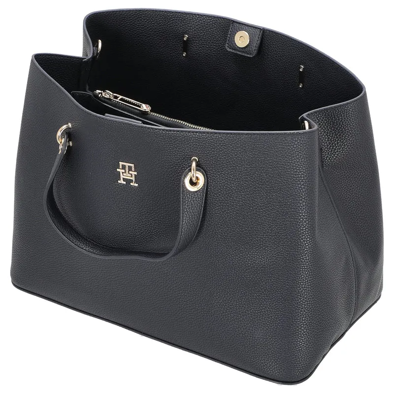 Tommy Hilfiger TH Emblem - Henkeltasche 37.5 cm (space blue)