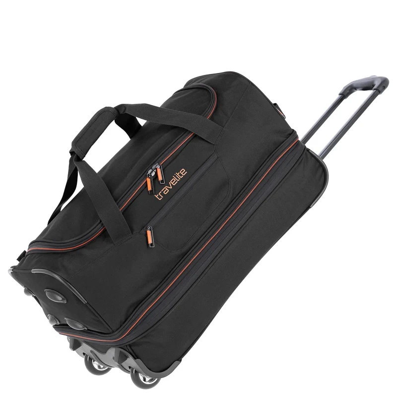 Travelite Basics - Rollenreisetasche 51/64L 55 cm erw. (black)