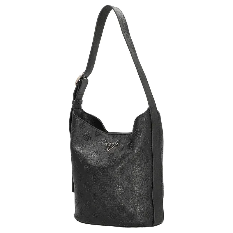 Guess Cresidia II - Beuteltasche (black logo)