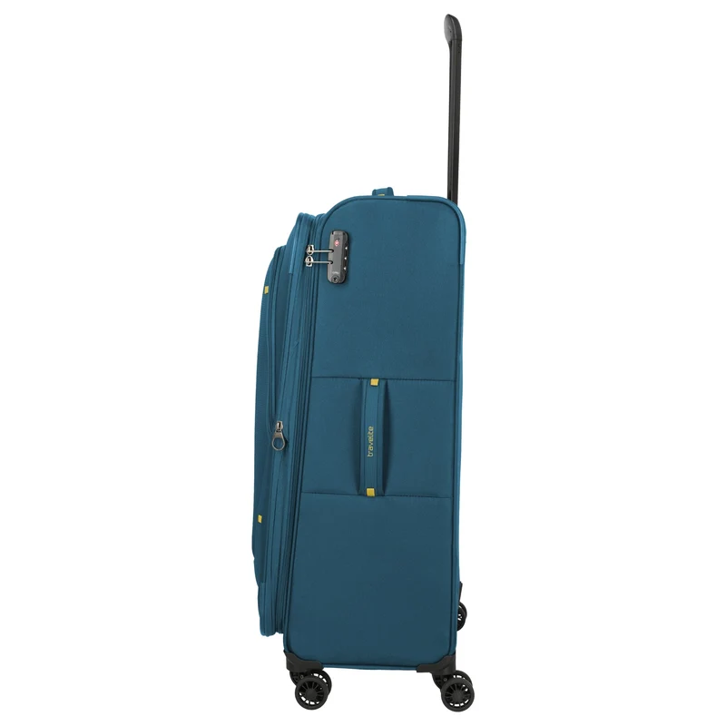 Travelite Umbria - 4-Rollen-Trolley L 77 cm erw. (petrol)