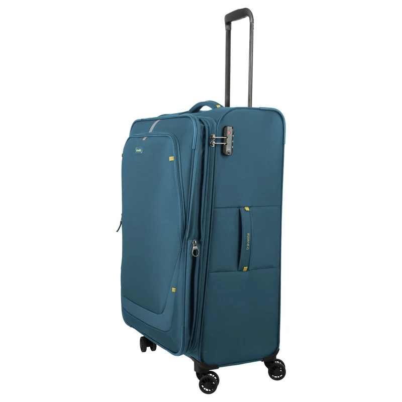 Travelite Umbria - 4-Rollen-Trolley L 77 cm erw. (petrol)