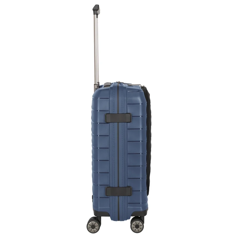Travelite Mooby - 4-Rollen-Kabinentrolley mit Vortasche S 55 cm (marine)