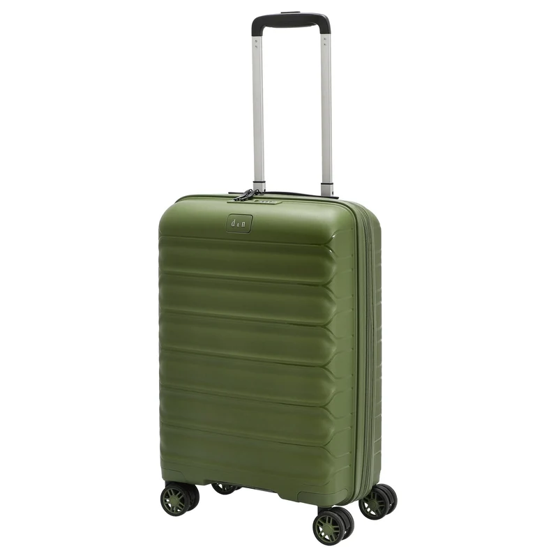 D&N Travel Line 4700+ - 4-Rollen-Kabinentrolley S 55 cm erw. (olive green)