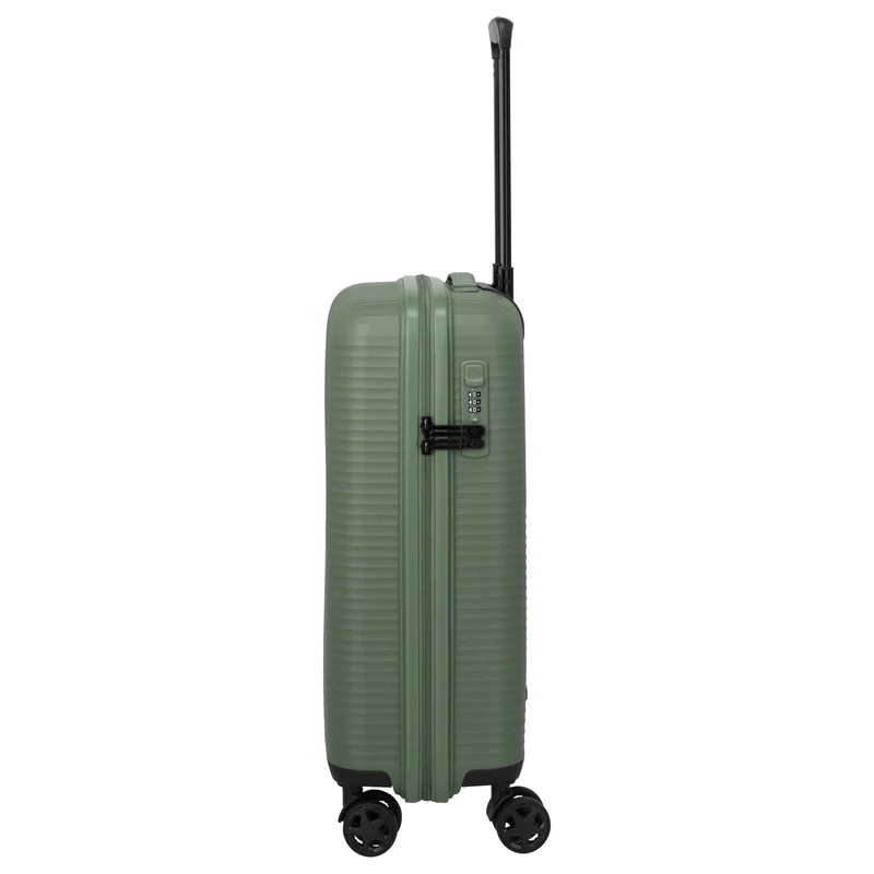 Travelite Air Stripe - 4-Rollen-Kabinentrolley 55 cm (green)