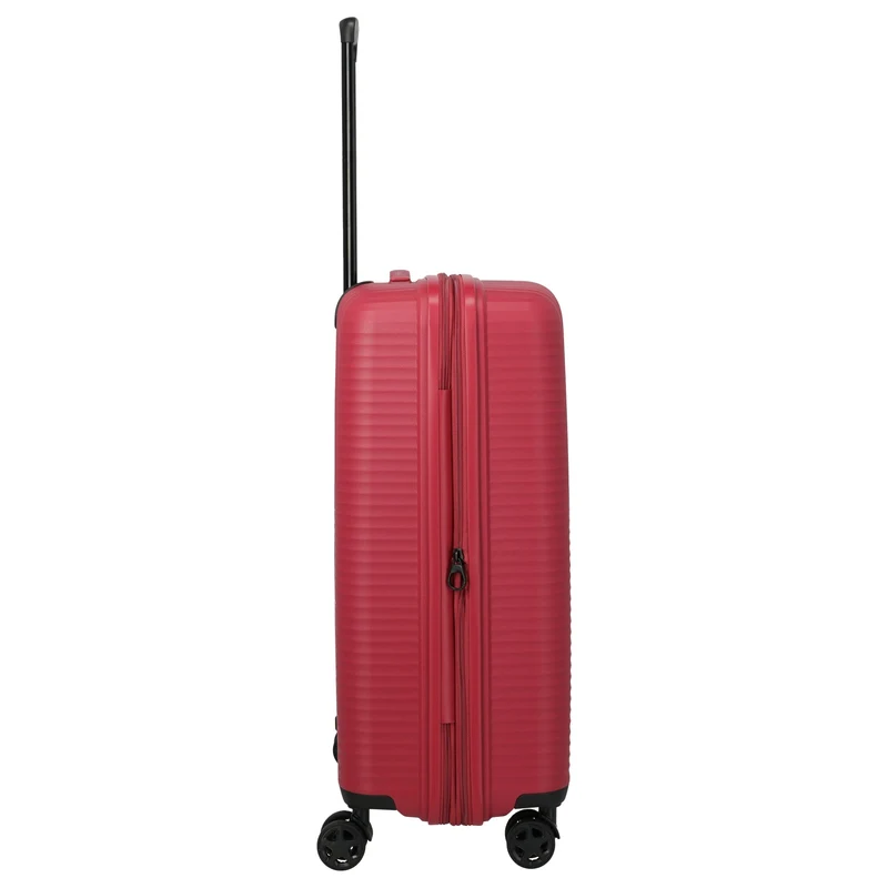 Travelite Air Stripe - 4-Rollen-Trolley 66 cm erw. (red)