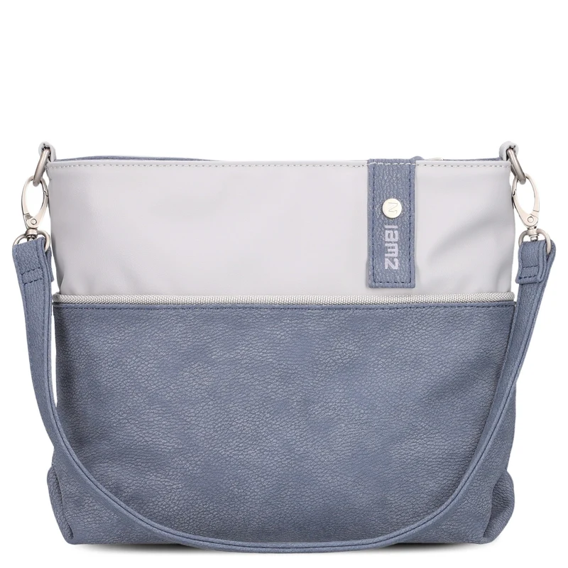 zwei Jana J8 - Schultertasche 27 cm (nubuk-sky)