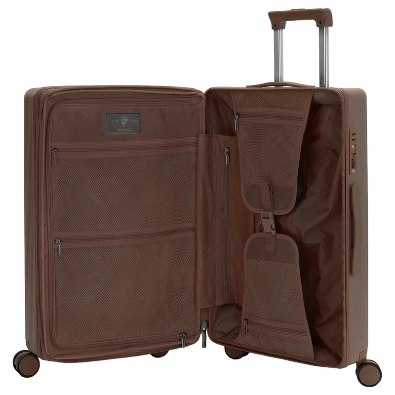Heys Earth Tones - 4-Rollen-Trolley M 66 cm erw. (umber)