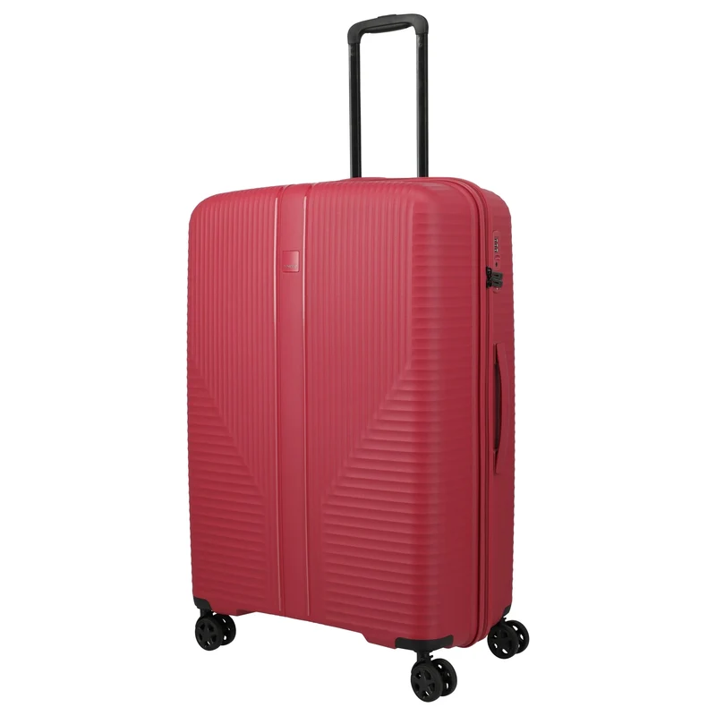 Travelite Air Stripe - 4-Rollen-Trolley 77 cm (red)