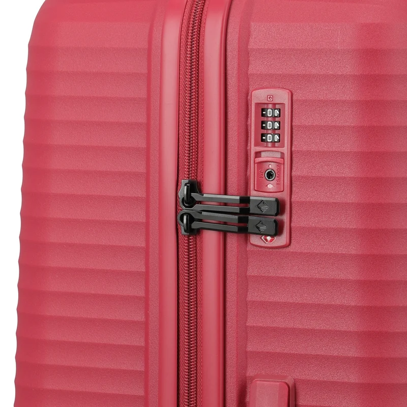 Travelite Air Stripe - 4-Rollen-Trolley 77 cm (red)