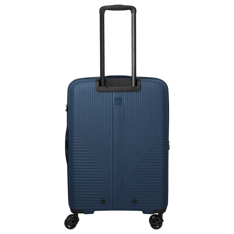 Travelite Air Stripe - 4-Rollen-Trolley 66 cm erw. (navy)