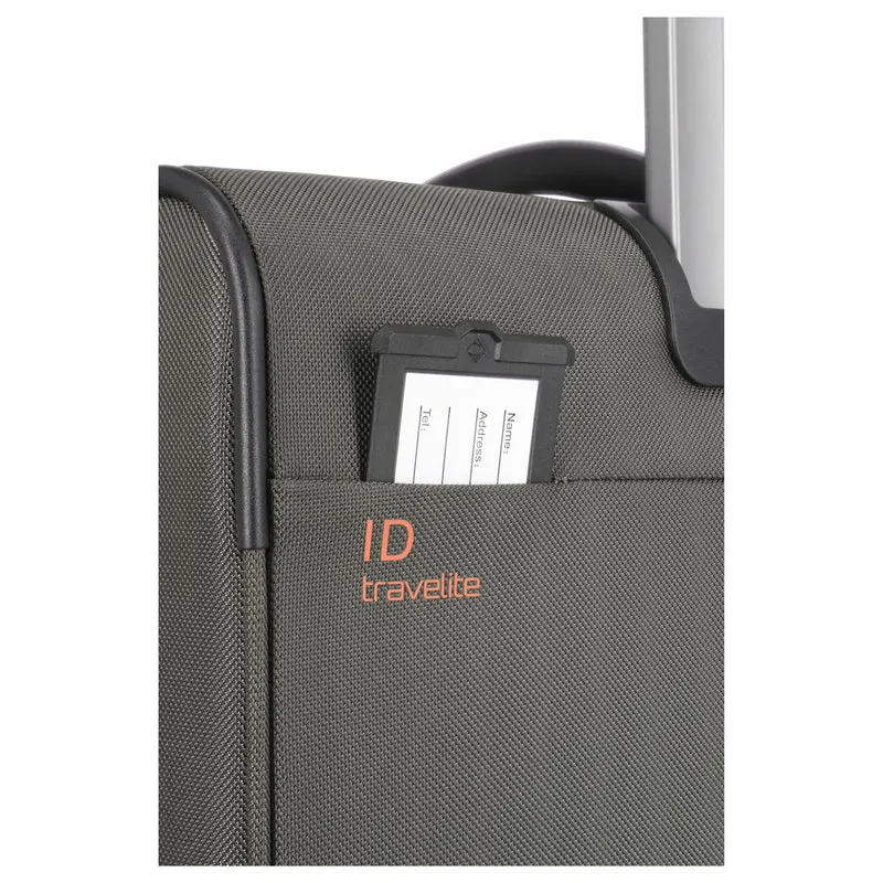 Travelite Crosslite - 4-Rollen-Trolley L 77 cm erw. (oliv)