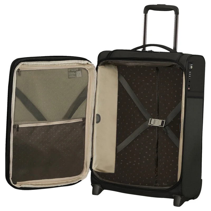 Samsonite Airea Upright - 2-Rollen-Kabinentrolley 55 cm (Toppocket) erw. (black)