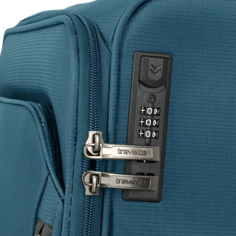 Travelite Jetpack Slim - 2-Rollen-Trolley S 55 cm (petrol)