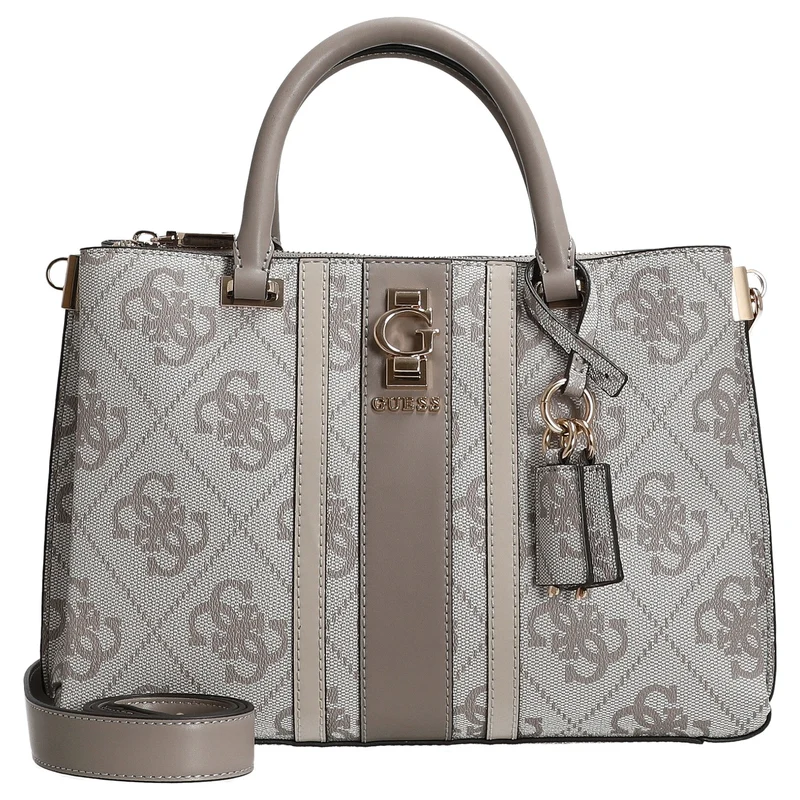 Guess Erenia Girlfriend - Henkeltasche (dark taupe logo)
