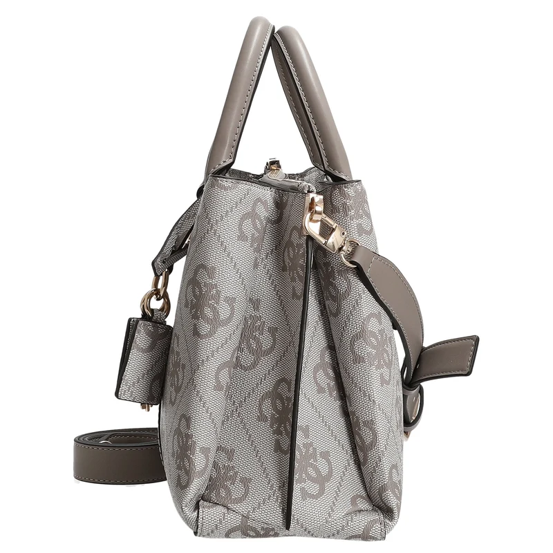 Guess Erenia Girlfriend - Henkeltasche (dark taupe logo)