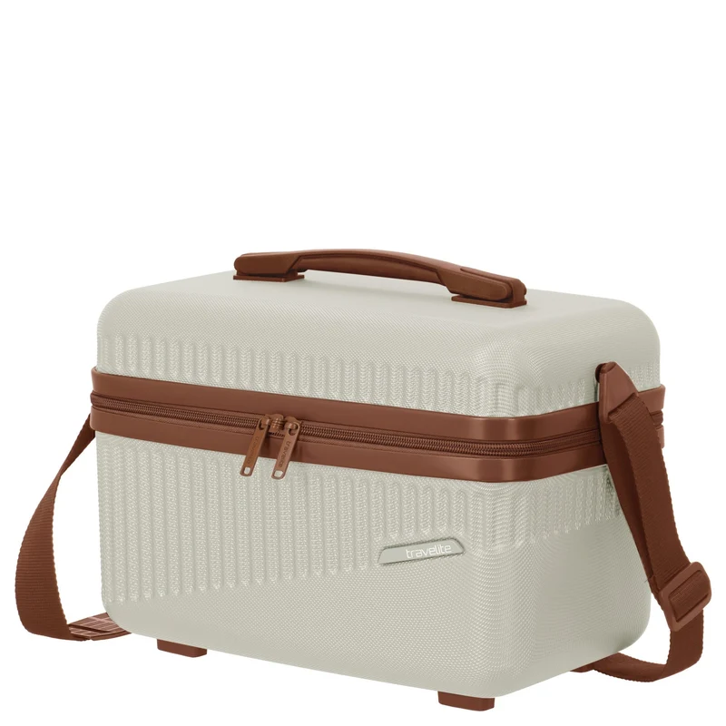 Travelite Bali - Beautycase 36 cm (weiß/cognac)