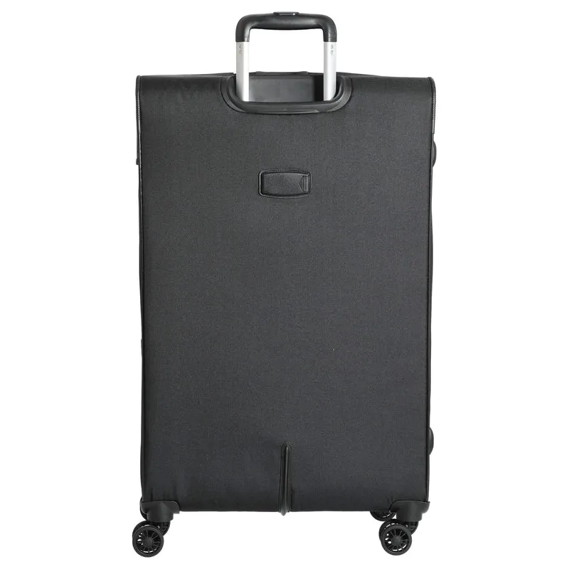 Skyline Orlando - 4-Rollen-Trolley Set L erw./M. erw./S + Boarding Bag + Beautycase 5tlg. (schwarz)