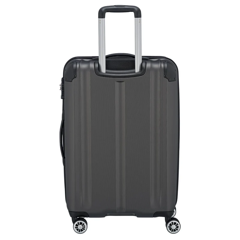 Travelite City - 4-Rollen-Trolley erw. M 68 cm (anthrazit)
