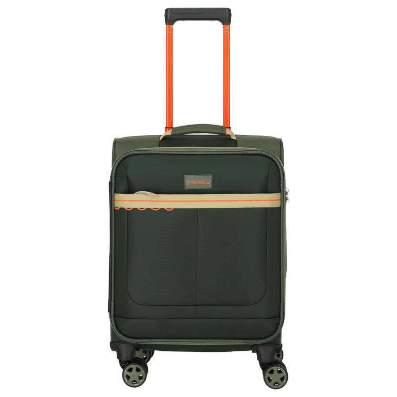 Travelite Color Craze - 4-Rollen-Kabinentrolley S 55 cm (oliv)
