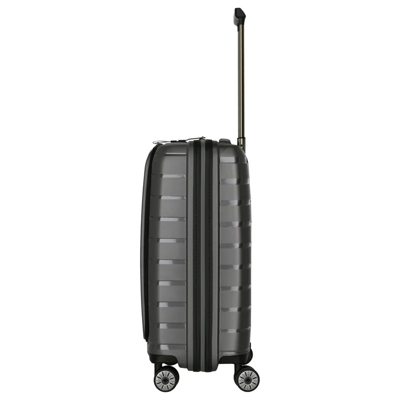 Travelite Air Base - 4-Rollen-Kabinentrolley mit Vortasche S 55 cm (anthracite)
