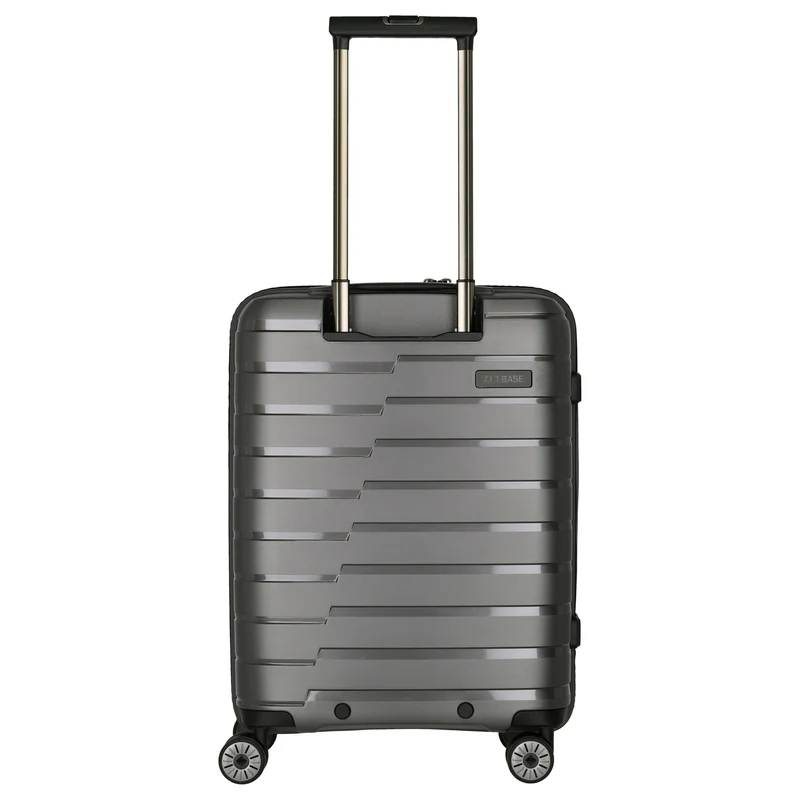 Travelite Air Base - 4-Rollen-Kabinentrolley mit Vortasche S 55 cm (anthracite)