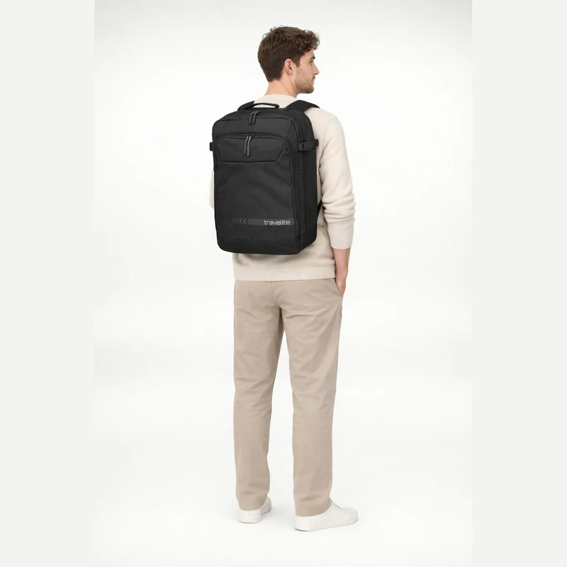 Travelite Kick Off - Multibag Handgepäck-Rucksack 50 cm (schwarz)
