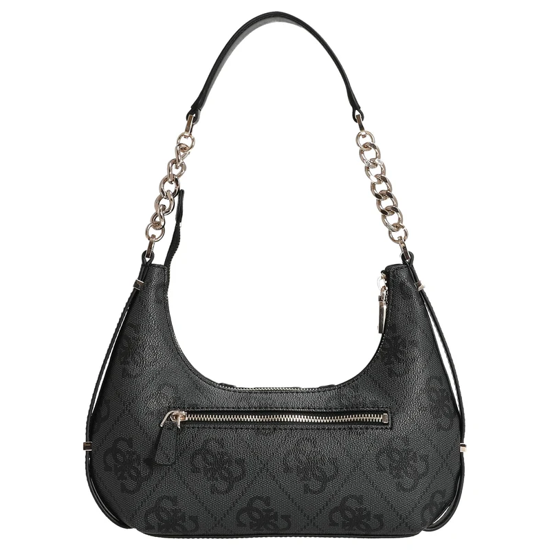 Guess Erenia Top Zip - Schultertasche (coal logo)