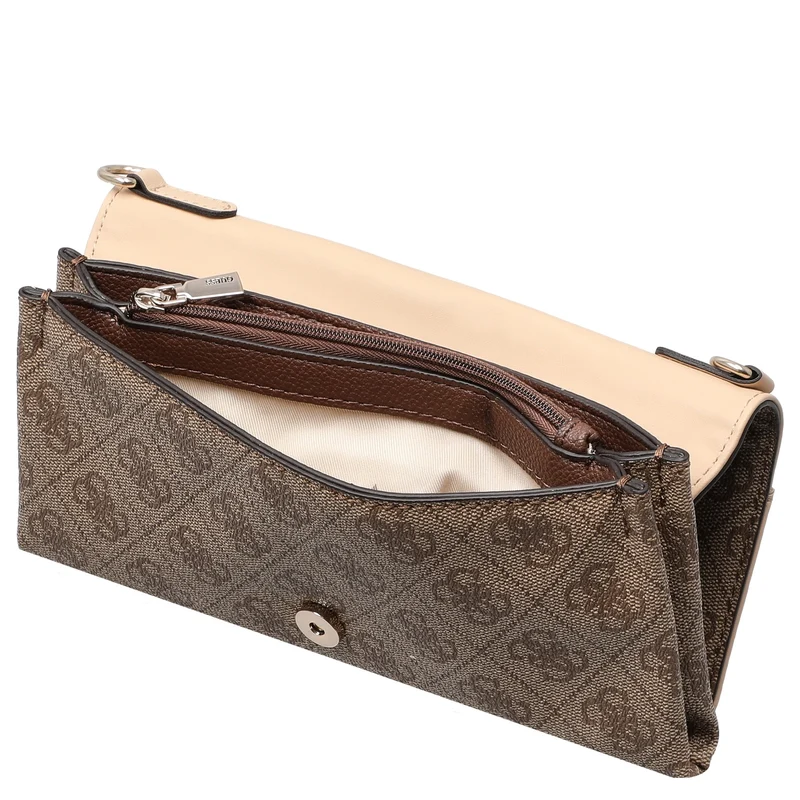 Guess Noelle II Xbody - Clutch 21 cm (latte logo/brown)
